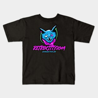 RetroKitty2049 Kids T-Shirt